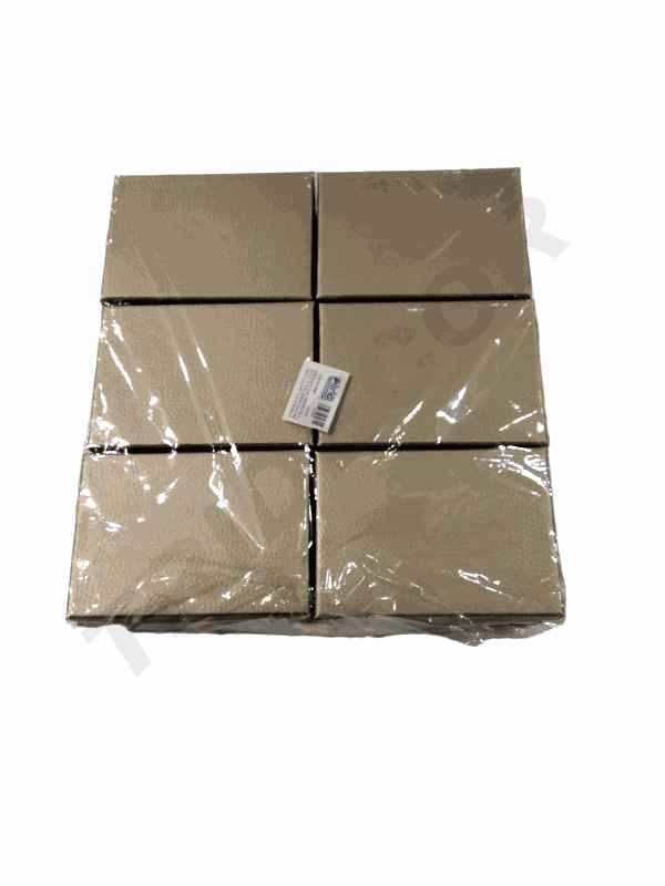 Cutie pentru bijuterii din material brut aur 9,3X13X2,2 cm, 4 unități per pachet
