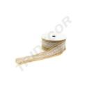 Beige Sackcloth Ribbon and Lace