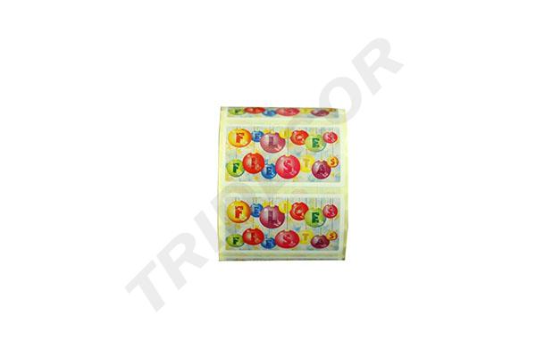 Sticker 'Happy Holidays' Christmas Motif 500 Roll