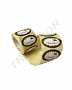 Congratulations Sticker with Birds Motif