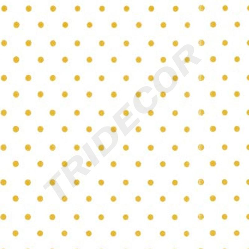 Carta velina bianca con puntini dorati 75X50cm 100 unità