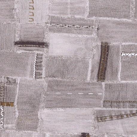 大号礼品纸灰色墙壁图案Papel de Regalo Tela Vaquera Gris 62cm