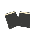 Envelope Preto Papel Resistente 39X30+12 50 unidades