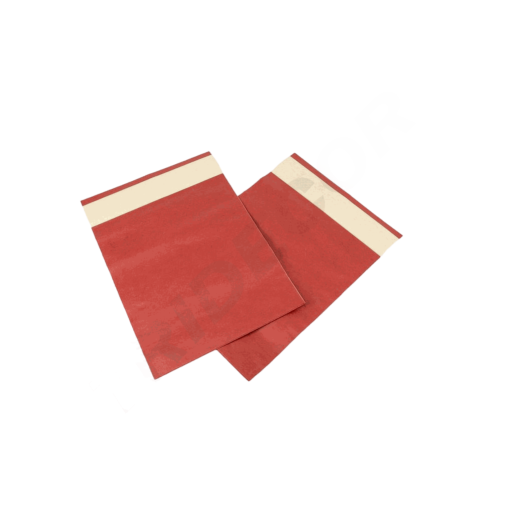Busta rossa in carta resistente 30X25+9cm 50 unità