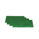 Enveloppe verte métallique 40X25cm 50 unités