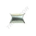 Caixa de Presente de Cartão Prateado 50 unidades 6X5+2,5cm 50 unidades