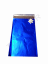 Buste metallizzate blu con adesivo, 25X40+6cm, 100 unità