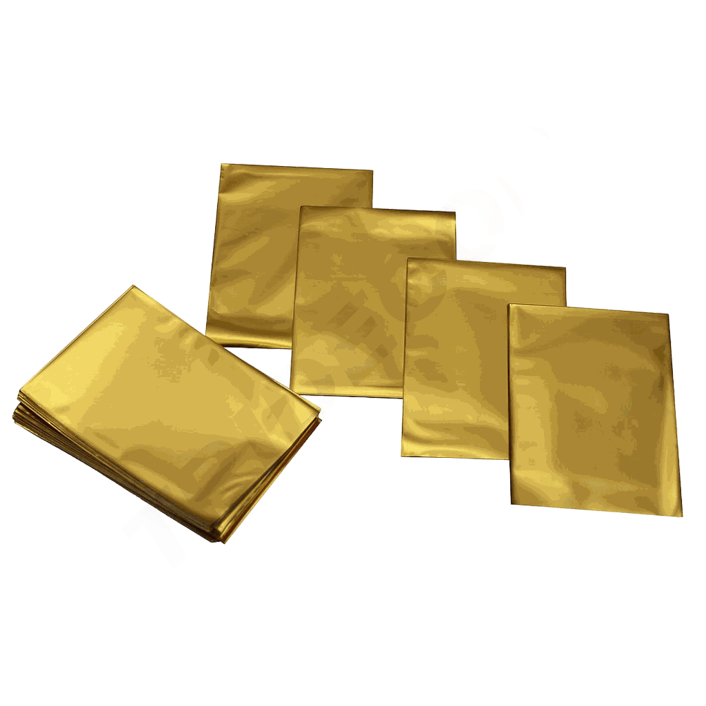 Goldene Metallumschläge 15X10cm 100 Stück/Paket