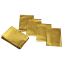 Enveloppe métallique dorée 15X10cm 100 unités/paquet