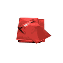 Sobre Rojo Metalizado 25X15cm 100undes