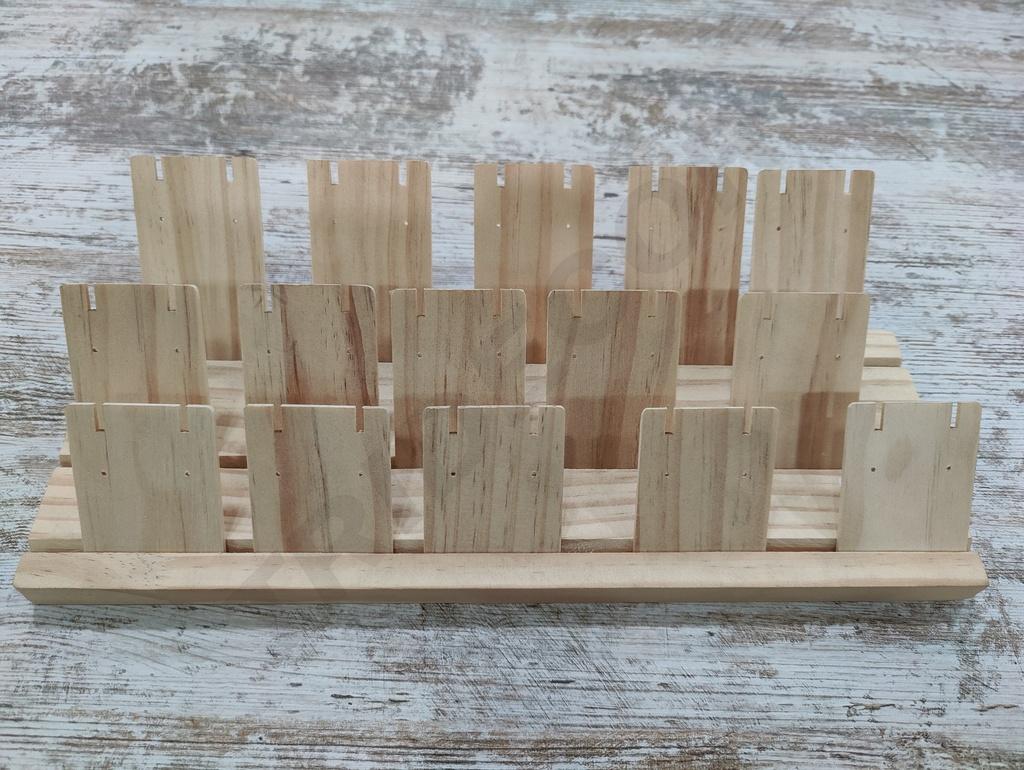Wooden Earring Display 12 sets