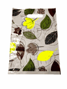 Bolsa de Plástico Asa Troquelada 25X35cm Hojas 100 /Pq 20Pq/caja