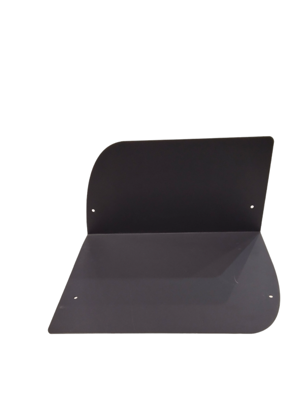 Separator lat, gri metalic, pentru rafturi 38 cm