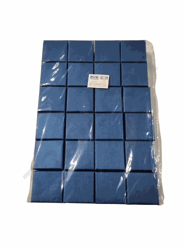 宝蓝色天地盖盒Cajita Joyería Azul 5X5X3.5cm 24Uds/Paq