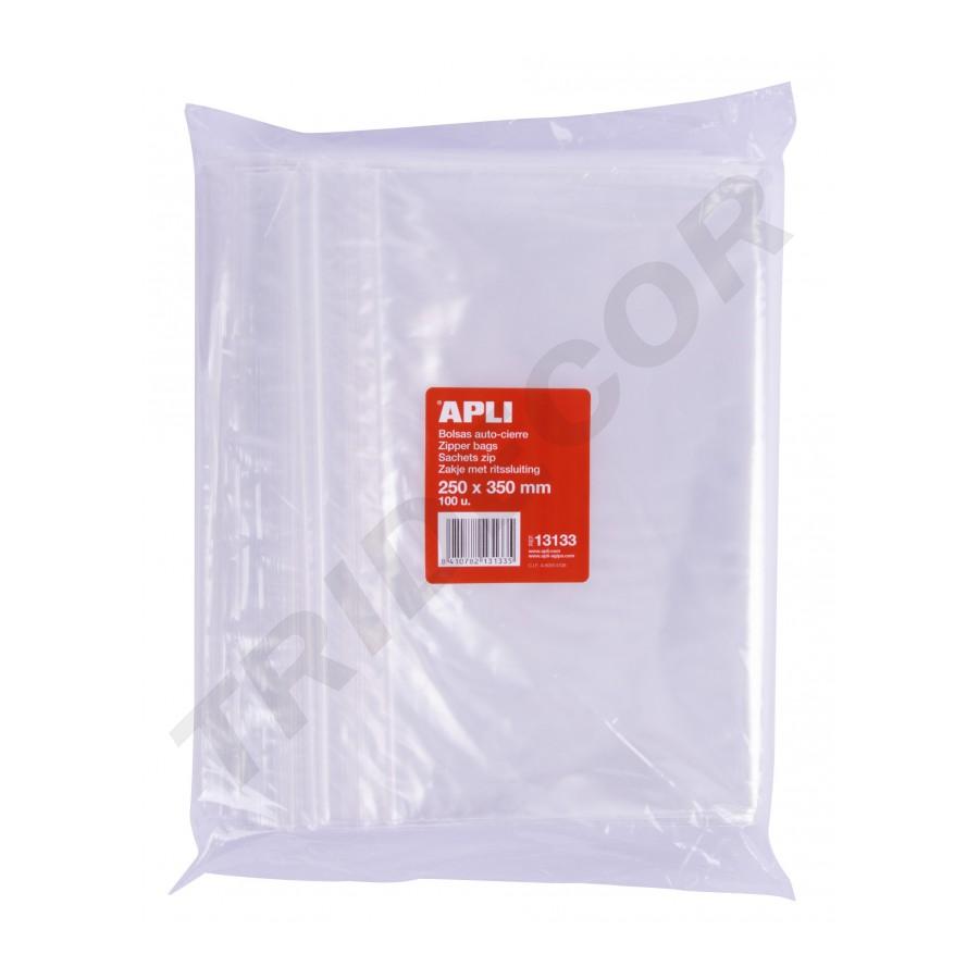 Bolsa Apli Transparente 250X350Mm 100Uds