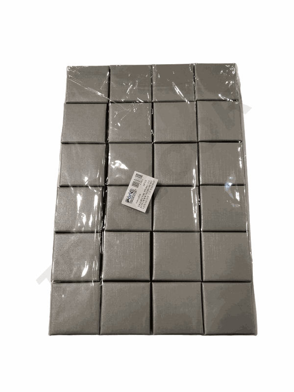 Cajita Joyería Plata 5X5X3.5cm 24Uds/Paq 