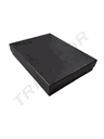 Cutie de bijuterii neagra 12,5X16,5X2,8cm 12 bucati/Pachet