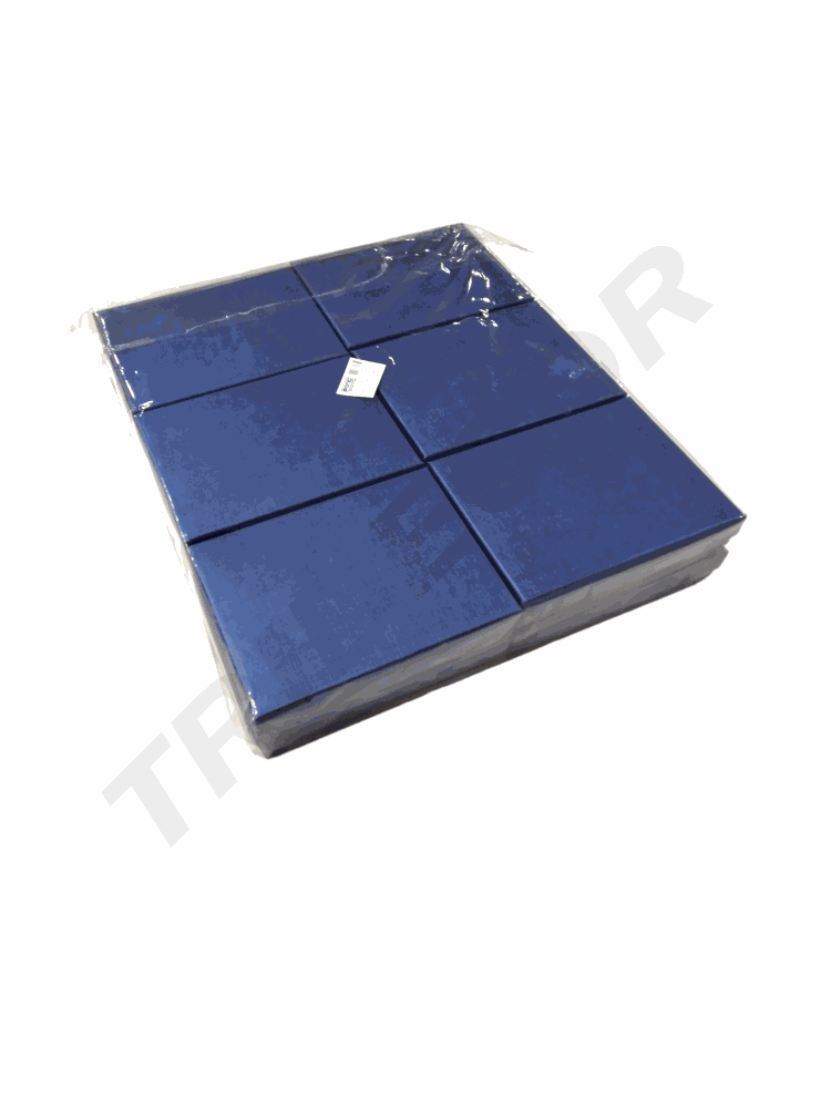 Cajita Joyería Azul 12.5X16.5X2.8Cm 12 Unidades/Paq