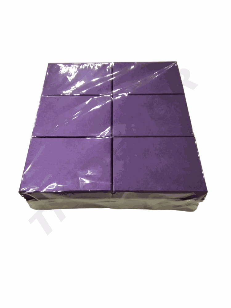 紫色天地盖盒Cajita Joyería Violeta 12.5X16.5X2.8cm 12Uds/Paq