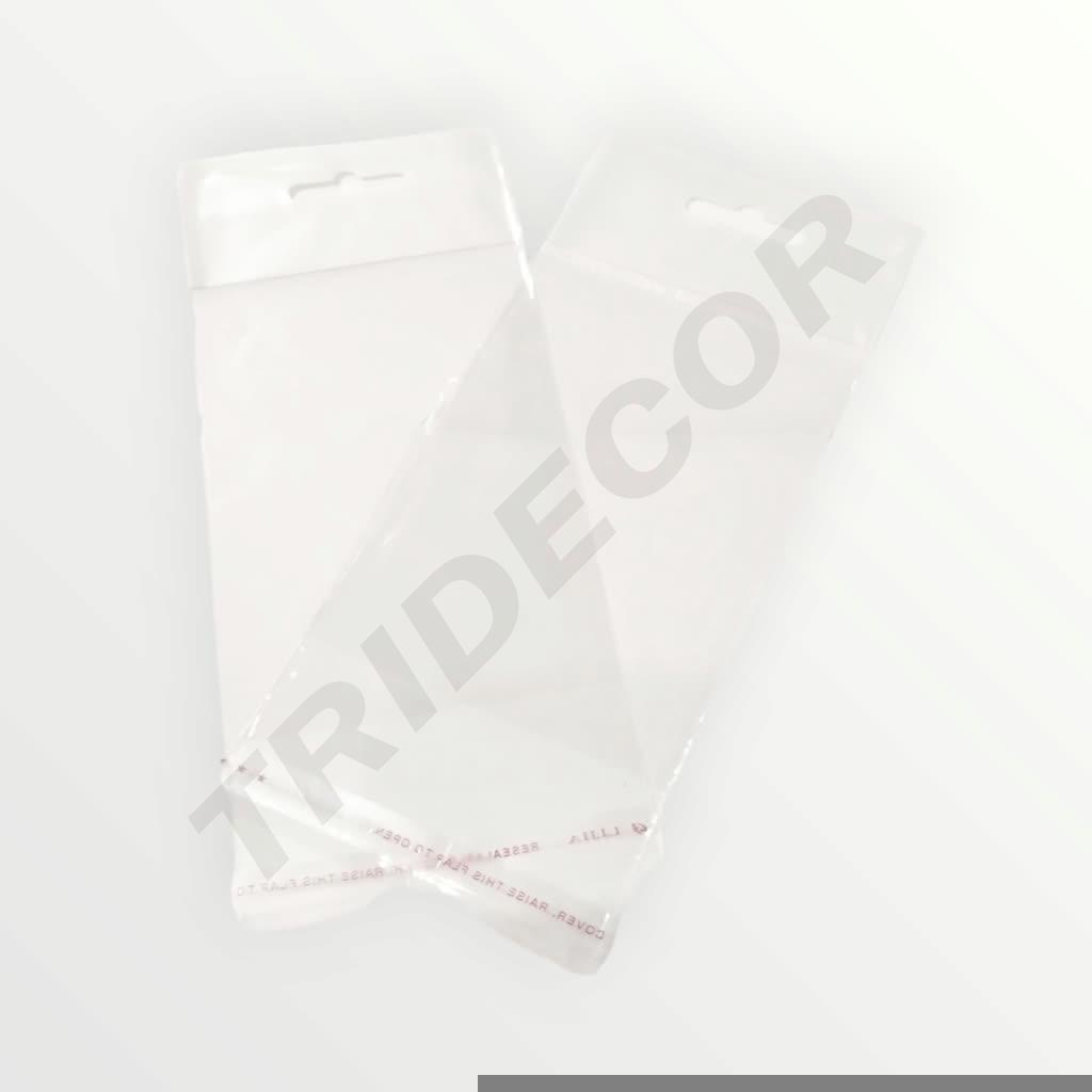 Enveloppe Adhésive Transparente 6,5X17cm 100/Paquet