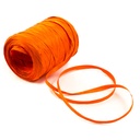 Orange Raffia Ribbon Roll 5mmx200m 6802 Col12