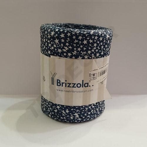 Rolo de Fita de Ráfia Azul com Estrelas 5mmx200m 68244 Col08