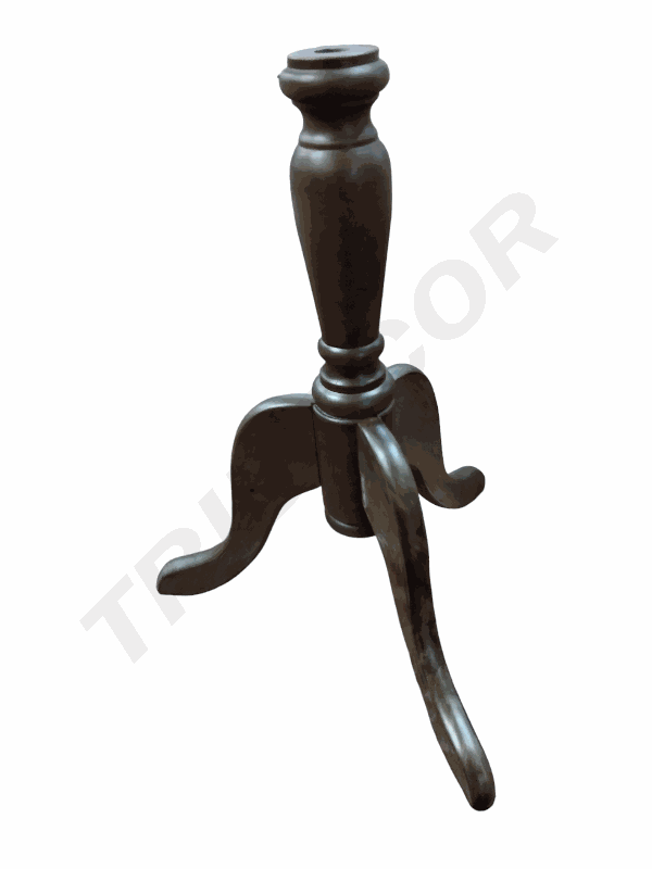 Treppiede in legno scuro per gamba di manichino 10 unità/scatola