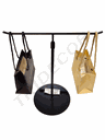 Display a Doppia Simmetria Nero 36 64cm (Altezza)x30cm (Larghezza)x18cm (Base)