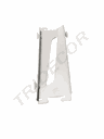 Support simple pour étagère pour fermeture éclair 20 cm Blanc