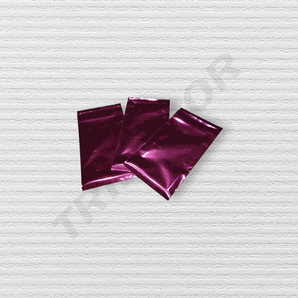 Enveloppes Métalliques Rouges avec Adhésif 10X15+4cm 100 unités/Paquet