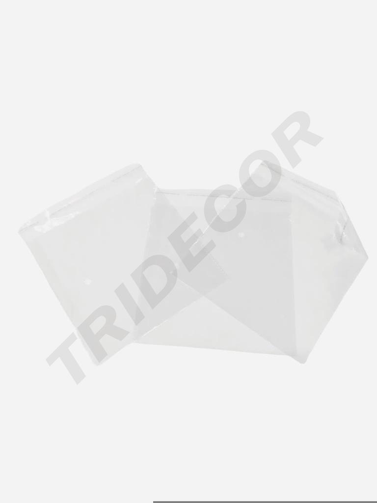 Transparente Opp-Tasche mit Klebestreifen 20X20cm 100 Stück/Packung