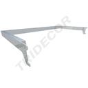 U-Shaped Coat Rack for Chrome Zipper 59.5x30 cm