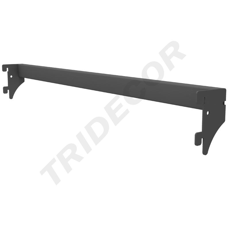 单边脚灰色横杆 Barra Simple de Cremallera gris Mate 59.5X5cm 20undes/caja