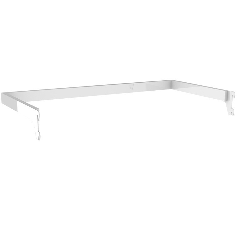 单边脚方管层板架白色 Estante en U para cremallera negro 59,5x30 cm 20/caja