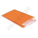 Enveloppes en papier 18+4x32 cm Couleur Orange - 100 unités
