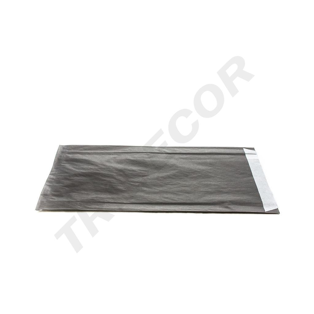 Schwarzer Zellulosepapierumschlag 18+4X29cm 50 Stück