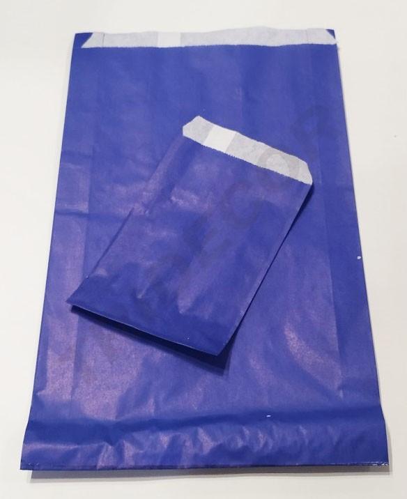 Sobres de Papel Color Azul 15+0x22cm 100uds/pq