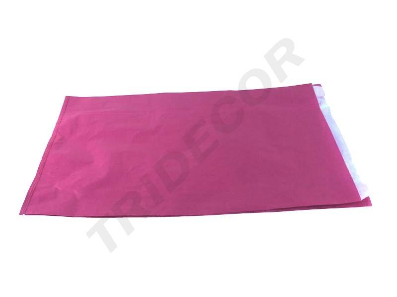 Fuchsia Zellulosepapier-Umschlag 26+4.5x35cm 100 Stück