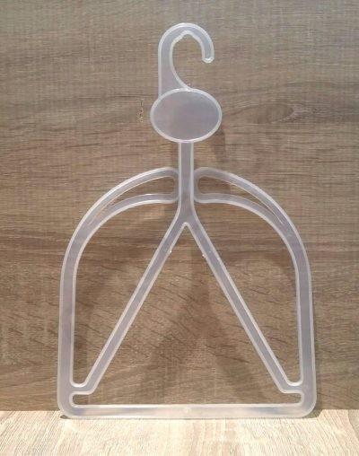 Cabide de Plástico Flexível para Chapéus 10 unidades