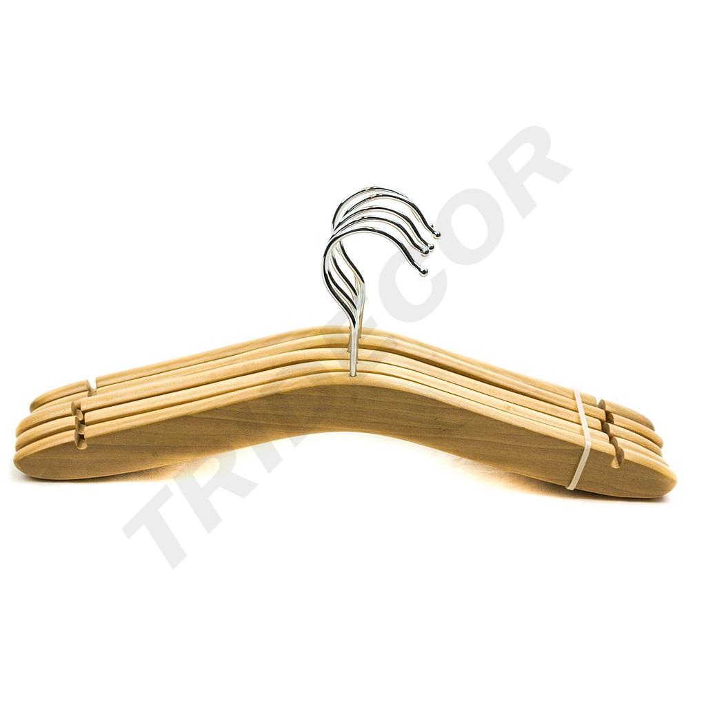 儿童木质衣架 percha de madera para ninos 34cm 5unidades