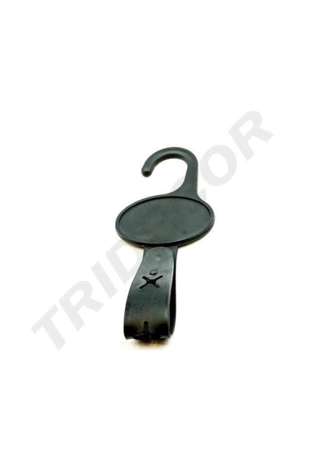 黑色塑料皮带钩PERCHA DE PLÁSTICO CON AUTOMÁTICO COLOR NEGRO