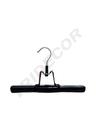 Black Rubber Lined Wooden Hanger 4 Units