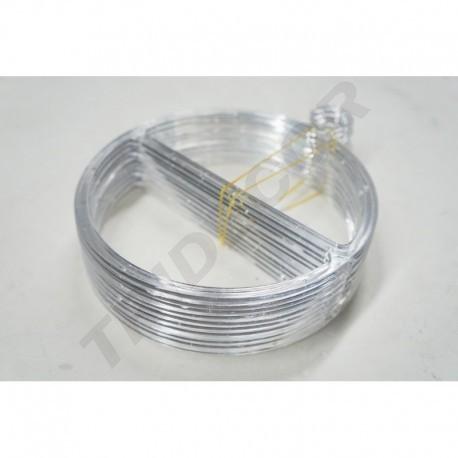 圆形塑料透明丝巾架Percha Forma Anillo Transparente para Fulares(10undes/pq) 1000/caja
