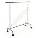 Cabide com rodas e barra extensível 160X100X57cm