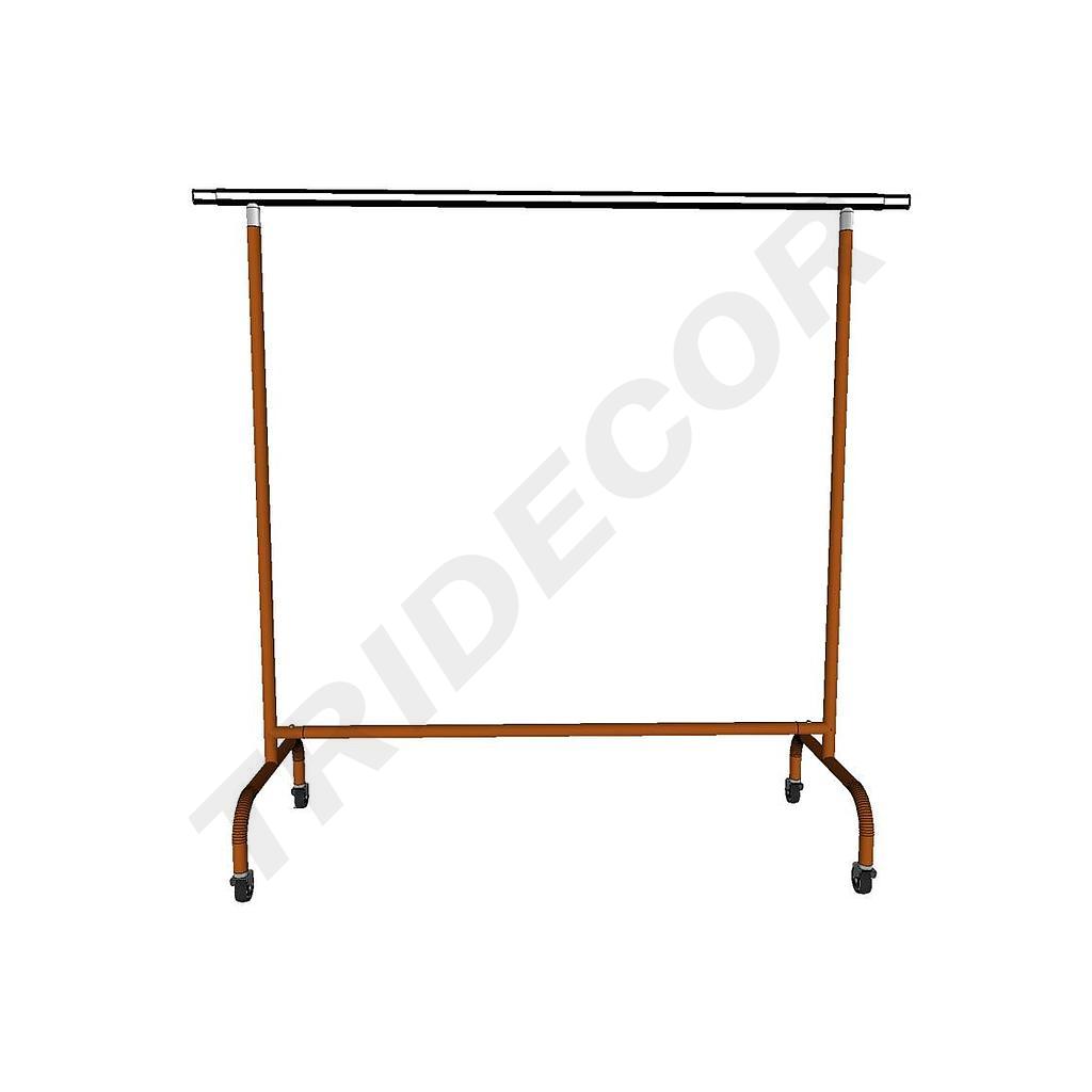 Porte-manteau en acier avec bras extensibles couleur bronze