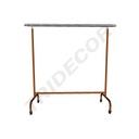 Steel Coat Rack with Extendable Arms Bronze Color