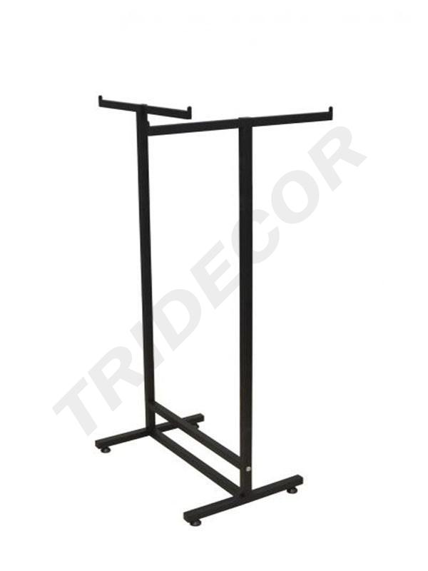 Appendiabiti nero a doppia 'T' Misure (cm) 137X93X40