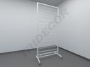 Suporte de exposição para lenços e lenços de bolso Cor branca 180X80X40.5cm
