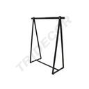 Appendiabiti a forma triangolare colore nero opaco 150X120X48cm