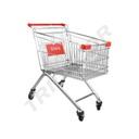 Cărucior de supermarket de 80 L